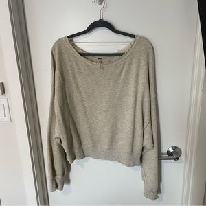 Free People Wide Neck Pullover